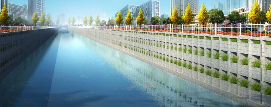 Wéi Quangong Ausrüstung Formen déi nei Generatioun vu multifunktionnellen ökologesche Waassermanagement Bricks